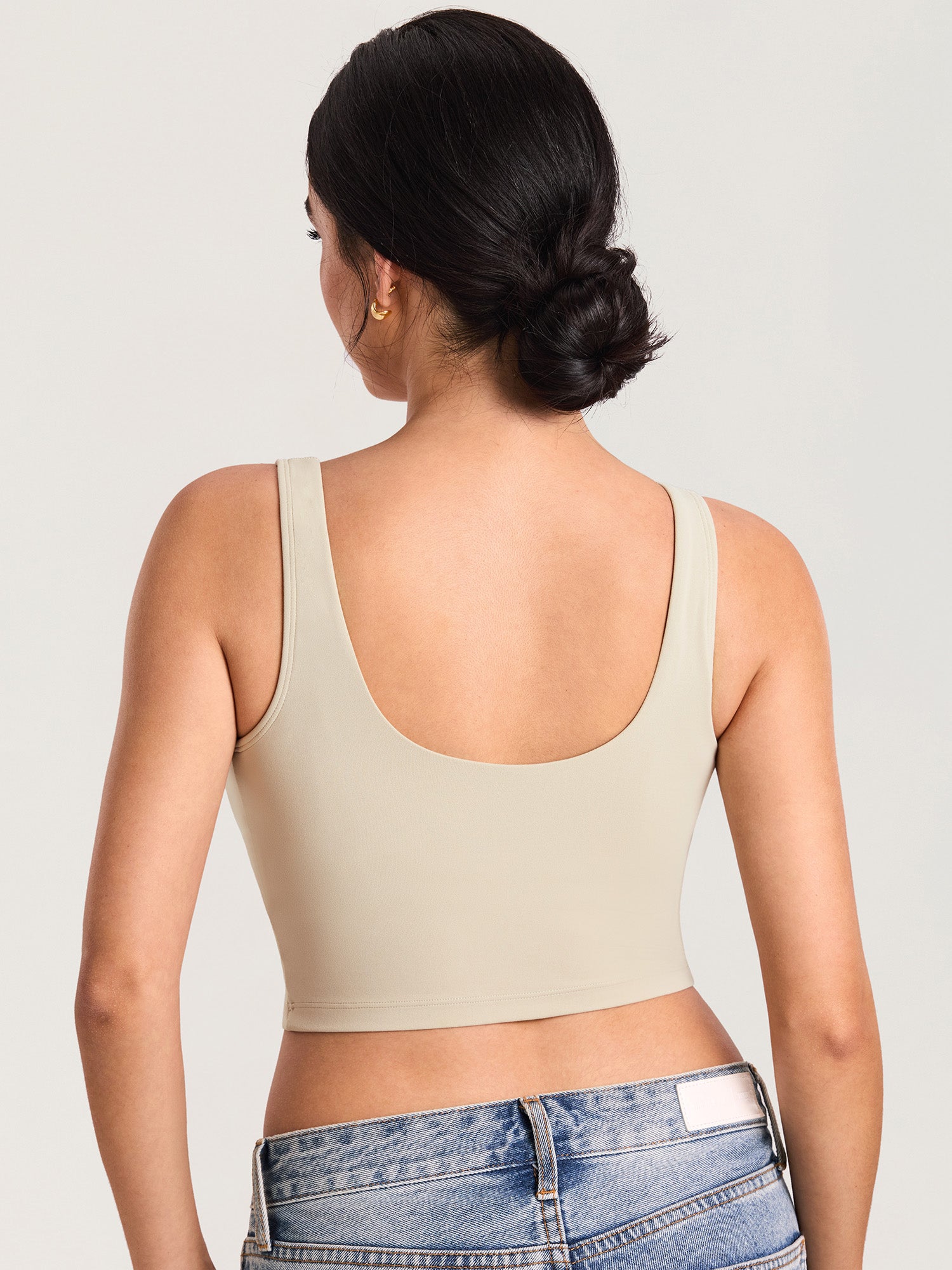 Natrelax® Nursing Crop Tank Top Mojave Tan
