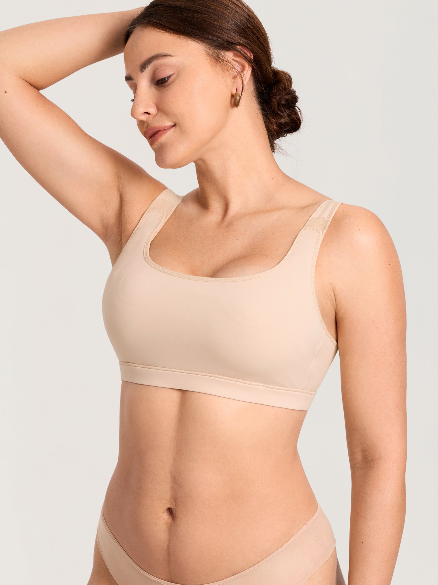 Natrelax® Velcro All-in-One Nursing & Pumping Bra Beige