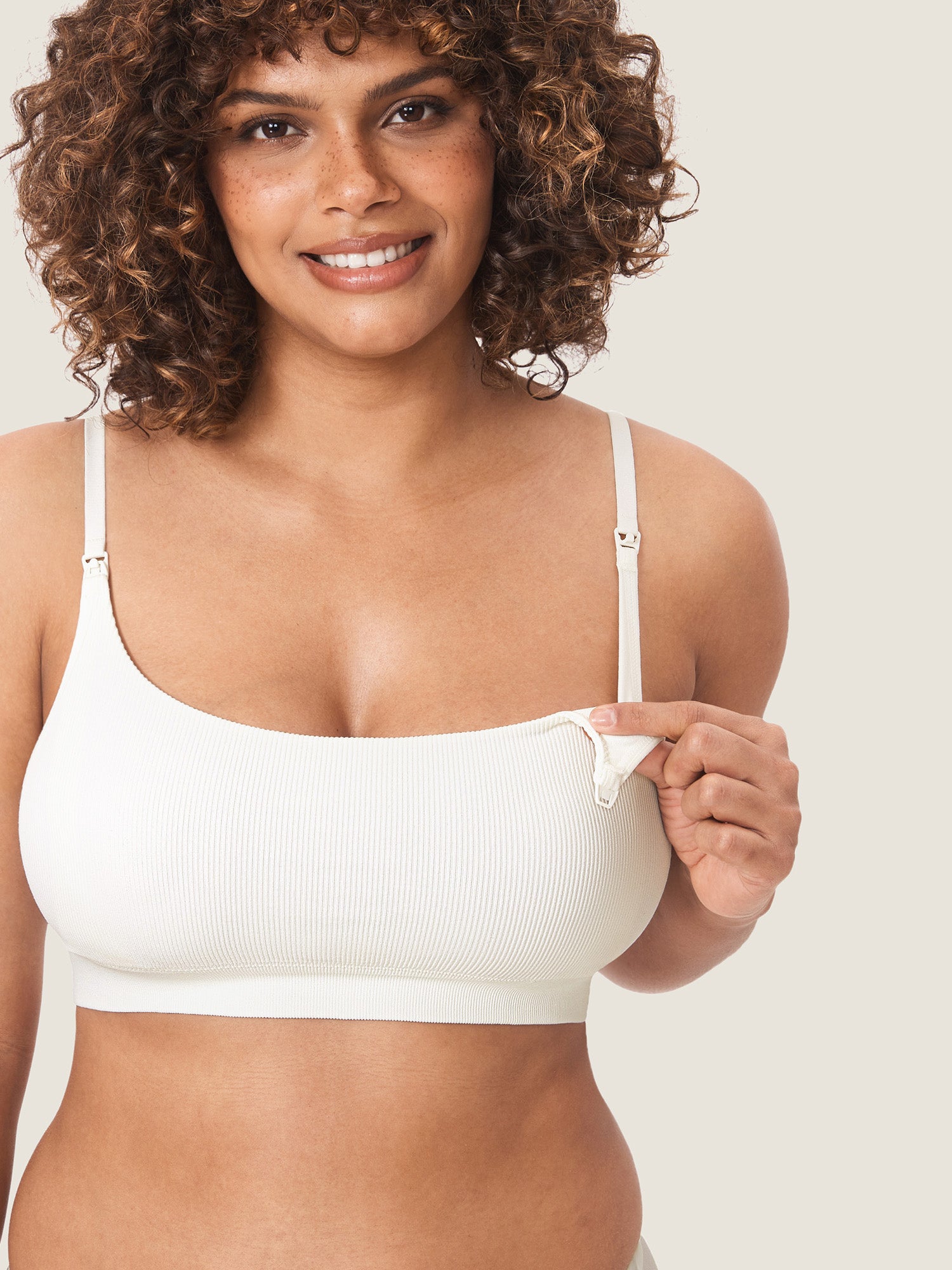3 Pack Ribbed Nursing Bralette - 3