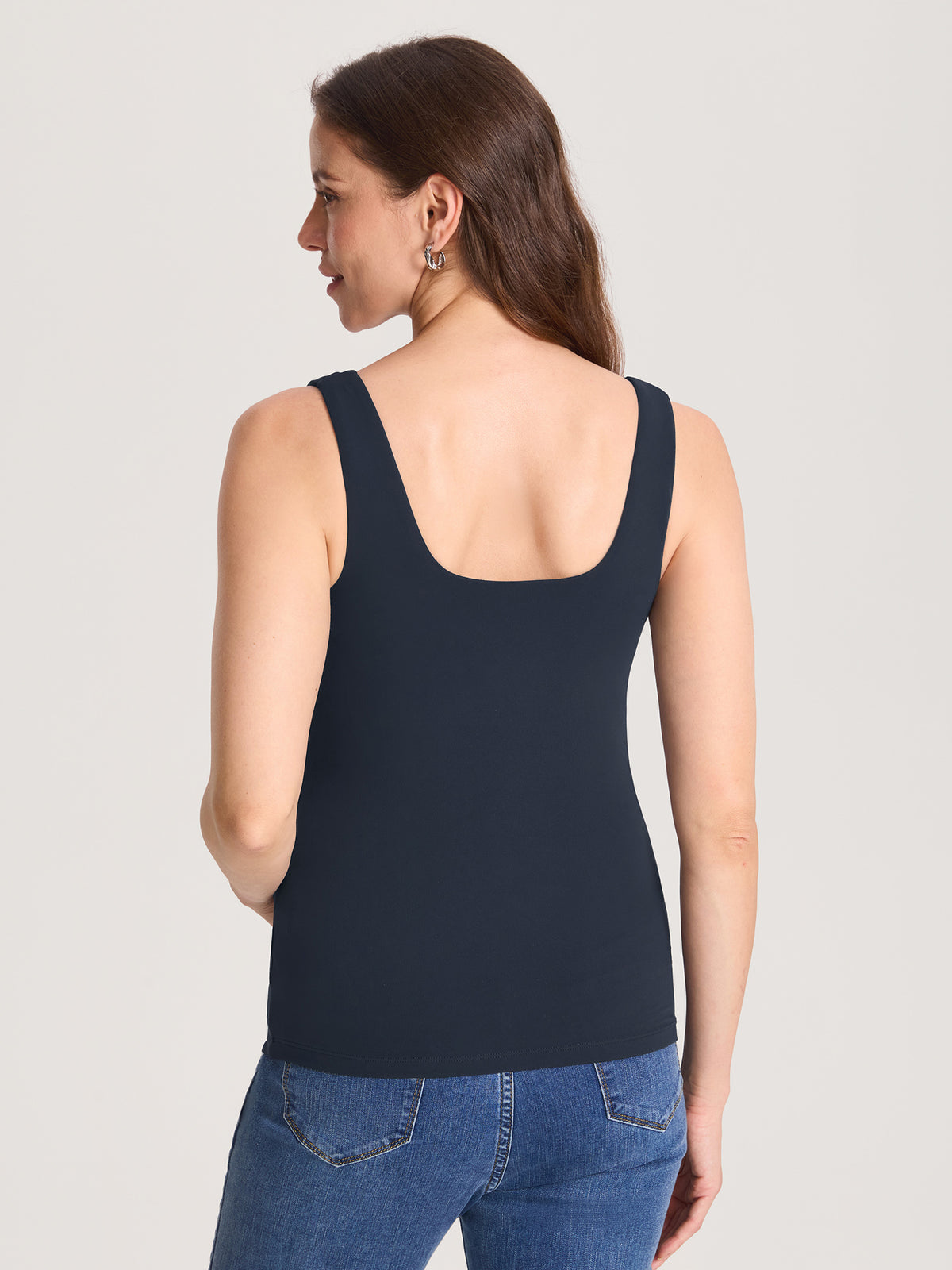 Airsofta Fixed Cup Maternity Tank Top Twilight Blue