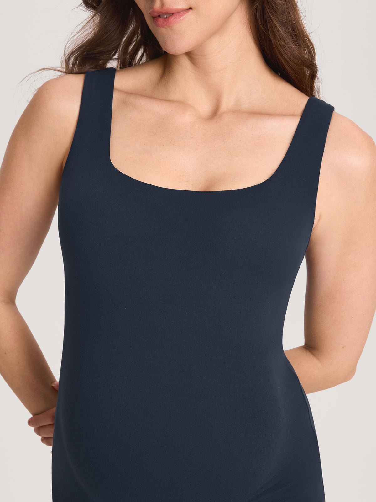Airsofta Fixed Cup Maternity Tank Top Twilight Blue