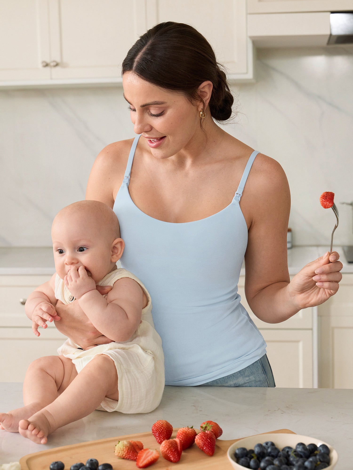 Airsofta Fixed Cup Nursing Cami Tank ICE