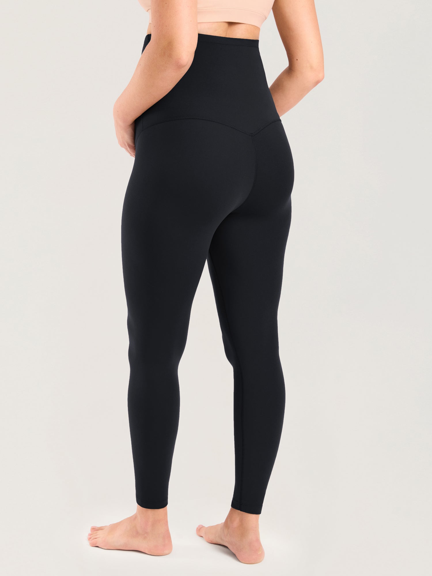 Natrelax® No Front Seam Maternity Leggings 25" Black