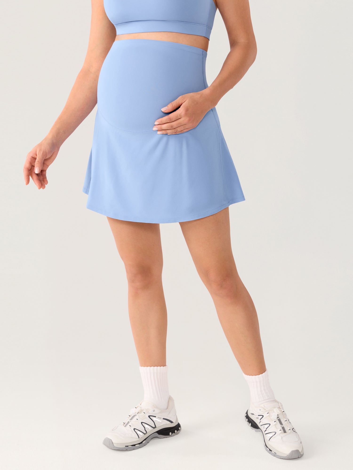 Bloomove™ A Line Maternity Tennis Skirts Moonlight Blue