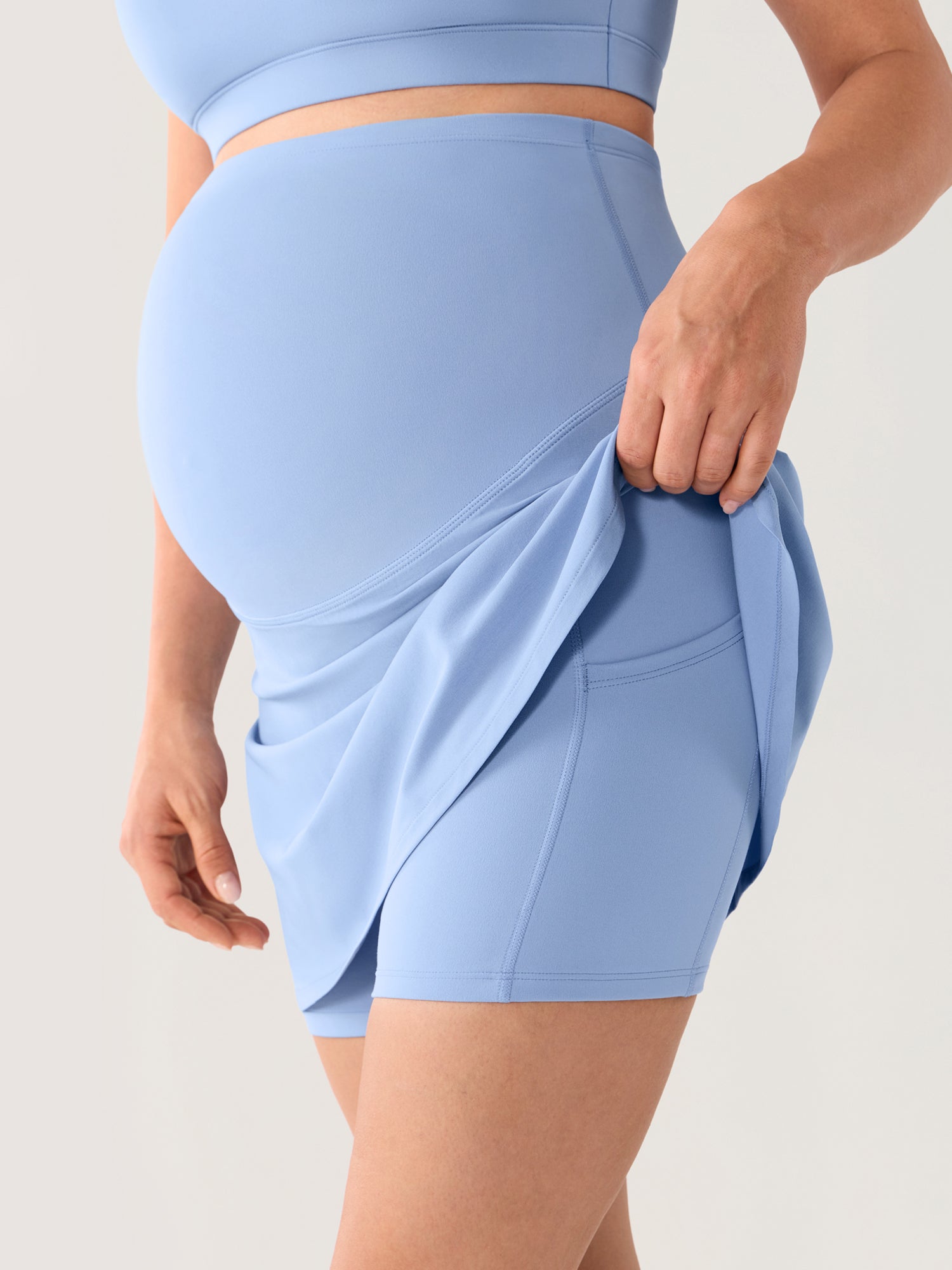 Bloomove™ A Line Maternity Tennis Skirts Moonlight Blue