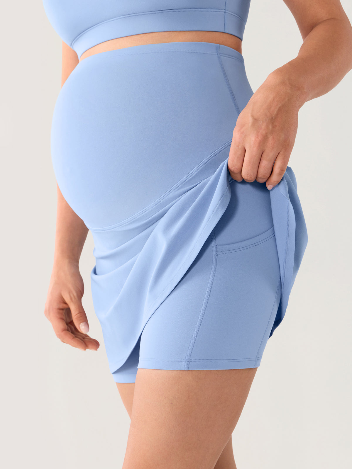 Bloomove™ A Line Maternity Tennis Skirts Moonlight Blue
