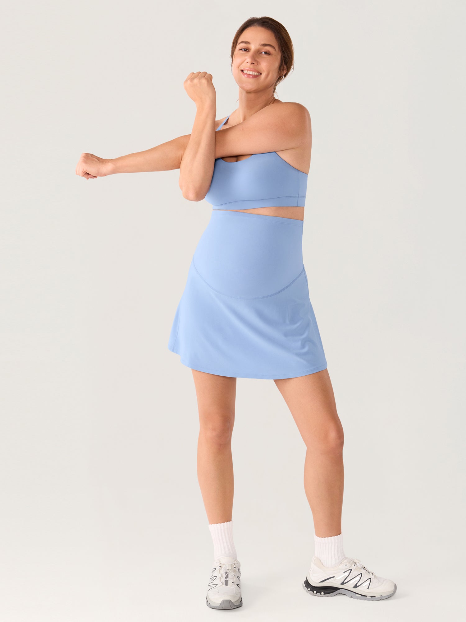 Bloomove™ A Line Maternity Tennis Skirts Moonlight Blue