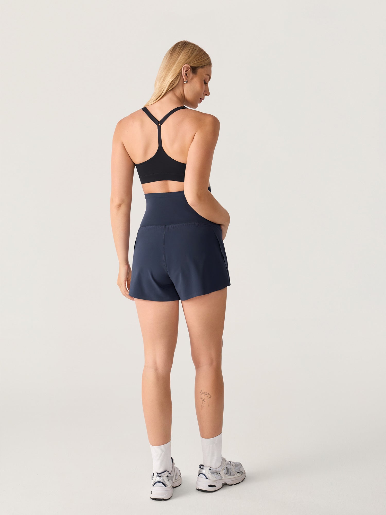 Bloomove™ Maternity Dolphin Shorts - with Inner Pockets Twilight Blue
