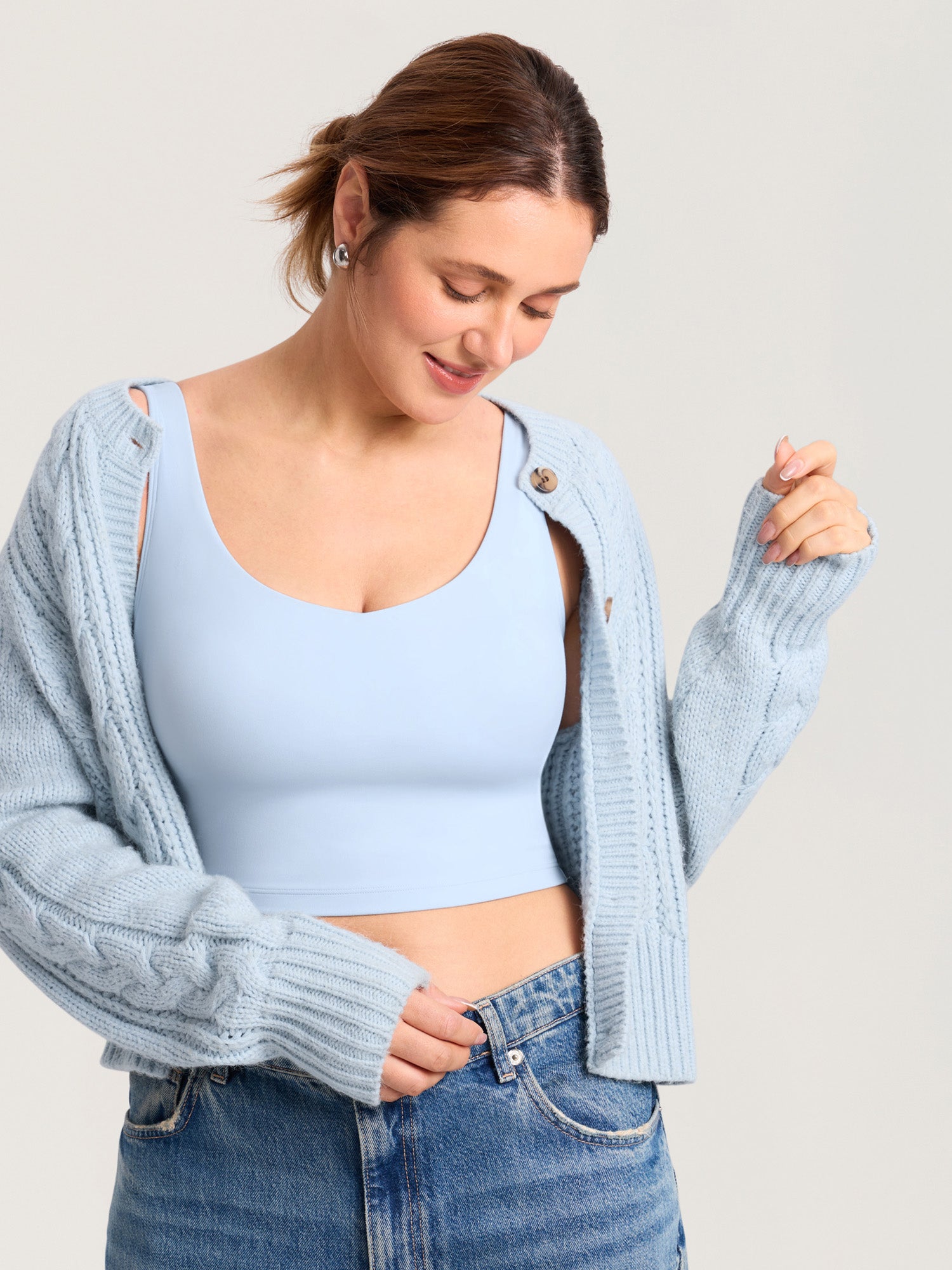 Natrelax® Nursing Crop Tank Top ICE