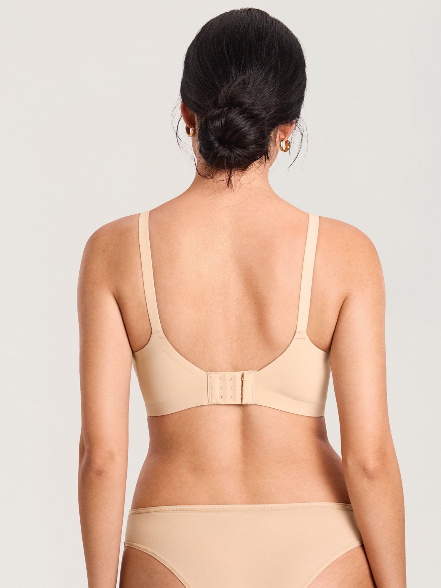 Seamless Jelly Strip Nursing Bra Beige