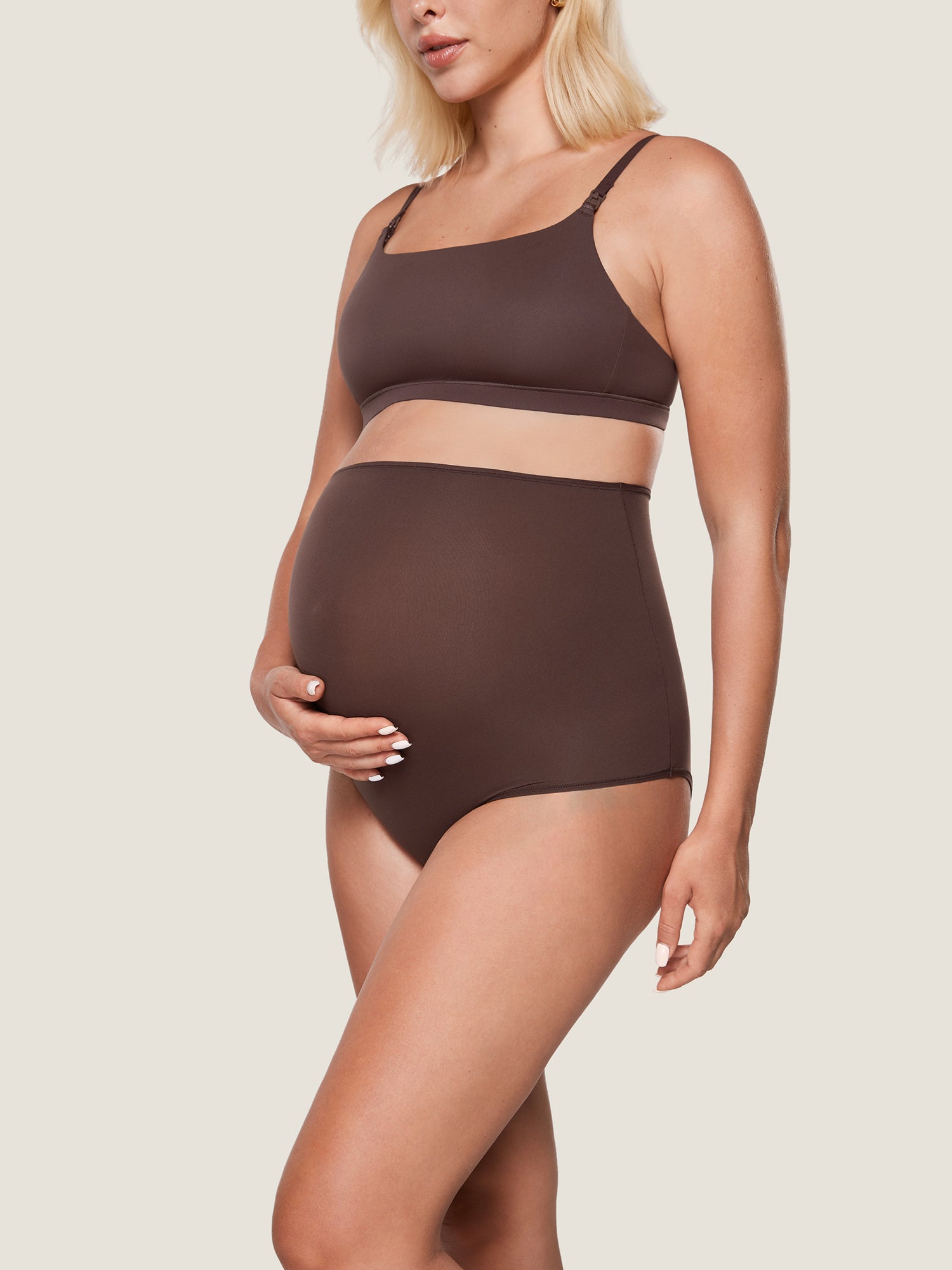 Ribbed Scoop Nursing Bralette & Panties