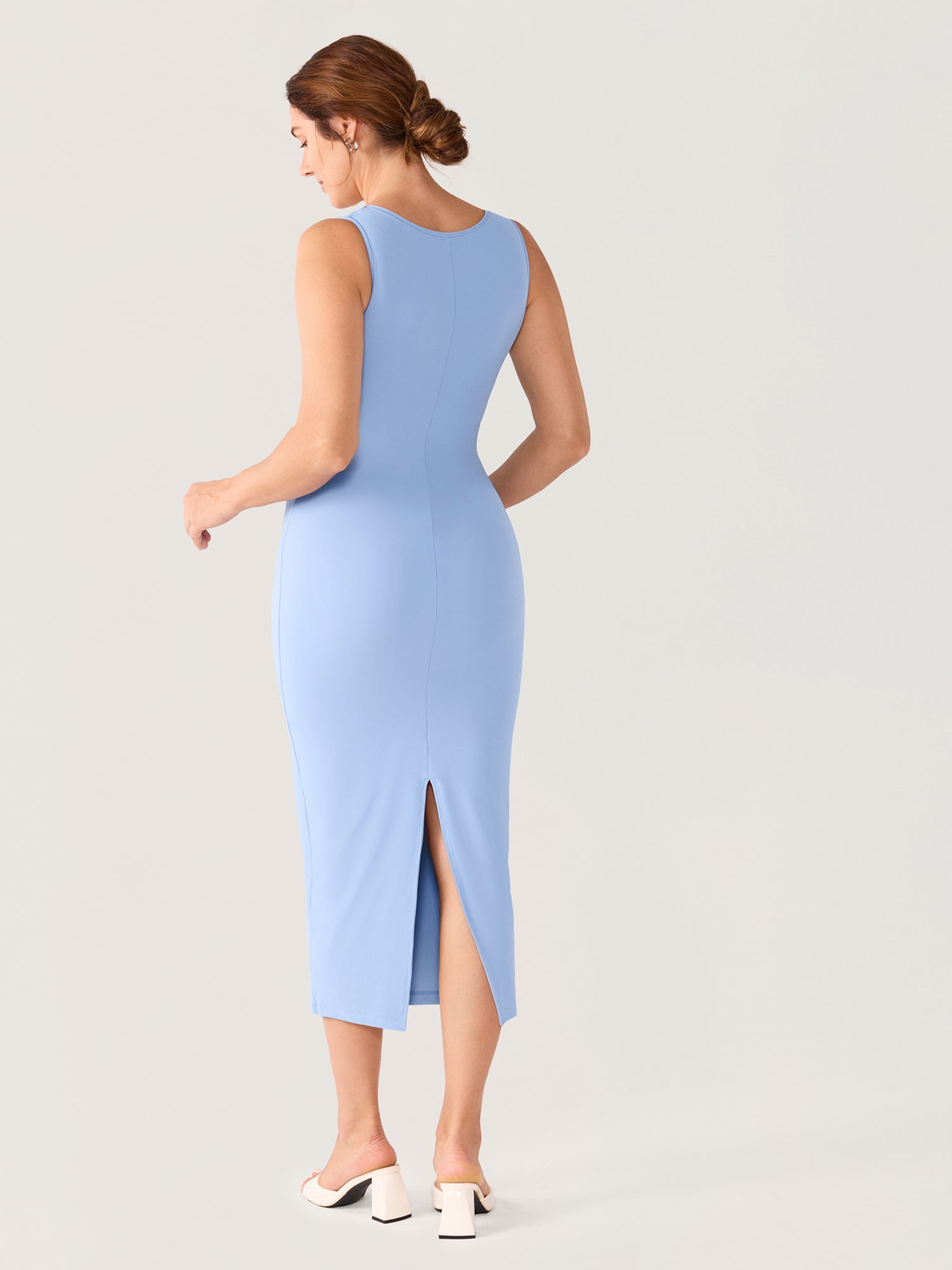 Natrelax® Hidden Crossover Babycon Maxi Dress Moonlight Blue