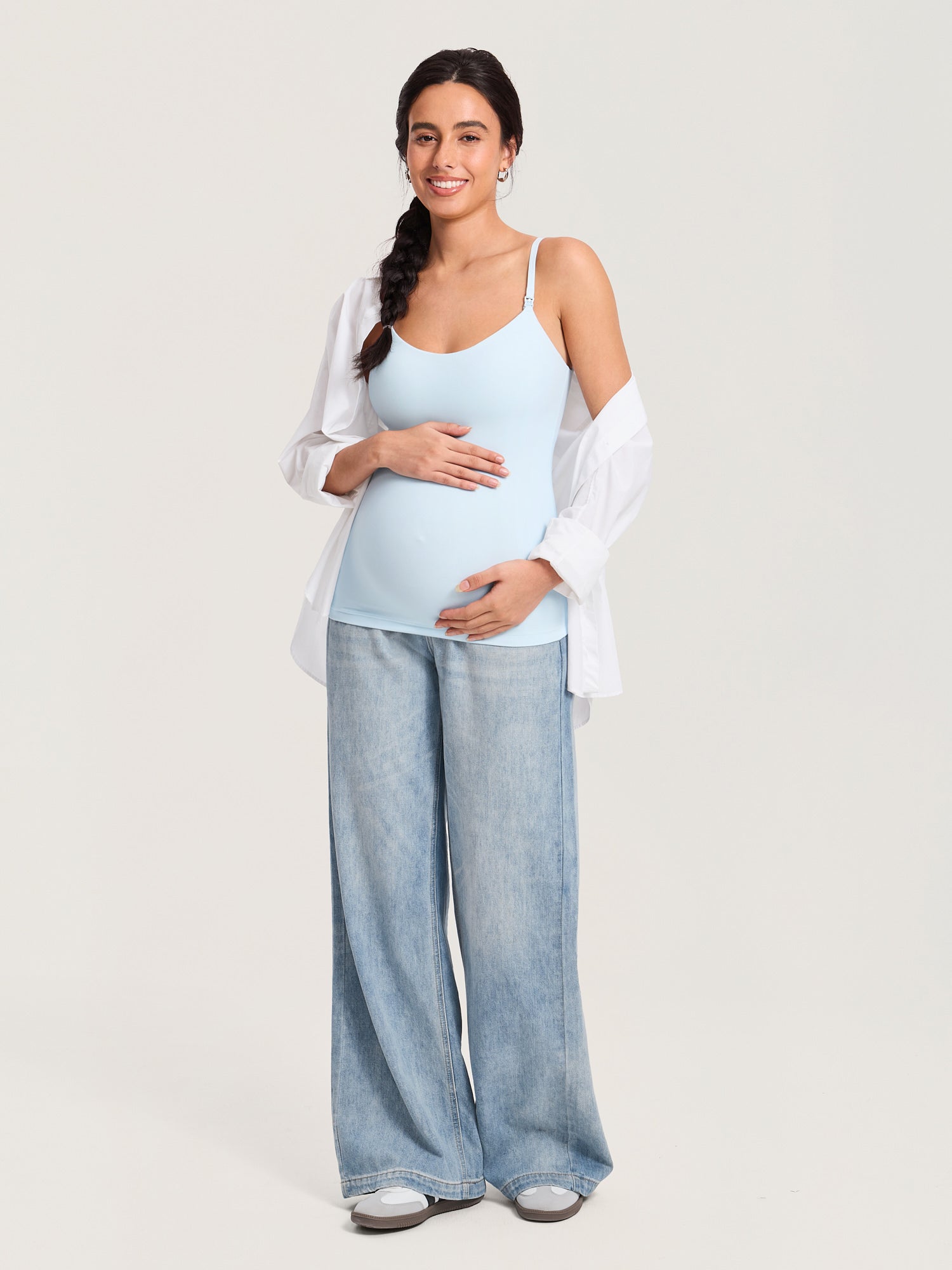 Airsofta Fixed Cup Nursing Cami Tank ICE