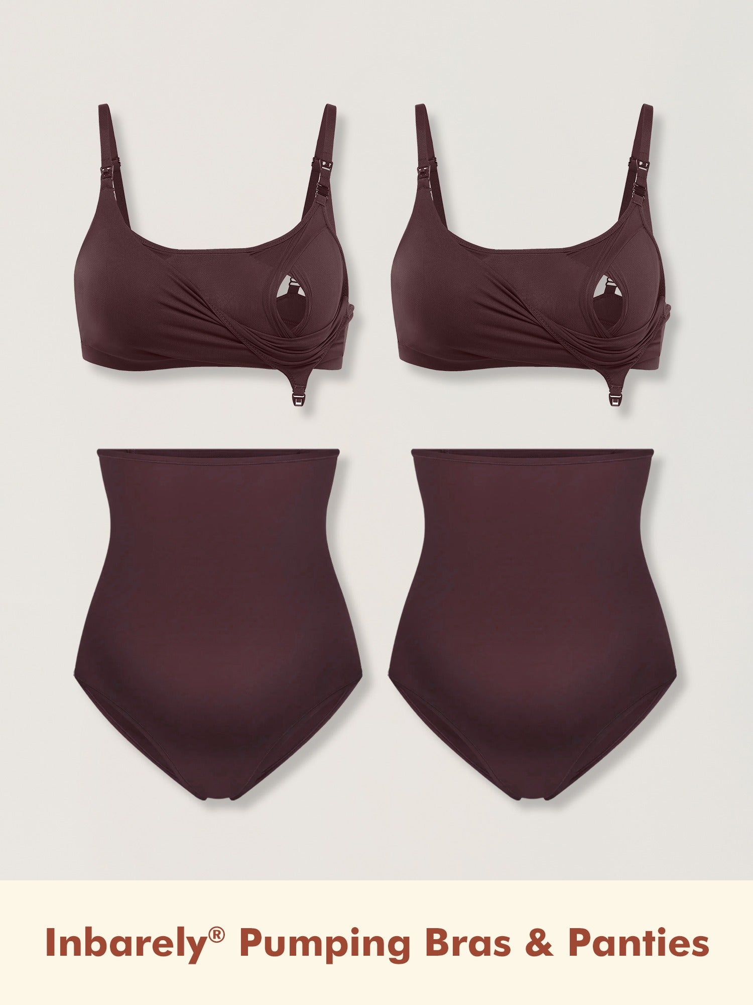 Inbarely® All-In-One Pumping Bra & Panties